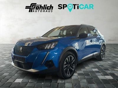 Gebraucht Peugeot e-2008 GT 100 kW (136 PS) 2023 Blau SUV