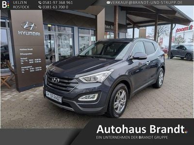 Gebraucht Hyundai Santa Fe Premium 197 PS (144 kW) 2015 Blau SUV