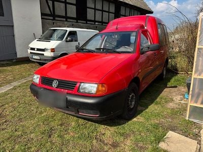 Gebraucht VW Caddy 75 PS (55 kW) 1998 Rot Van / Kleinbus
