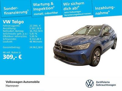 Gebraucht VW Taigo Goal 116 PS (85 kW) 2024 Reef blue metallic SUV