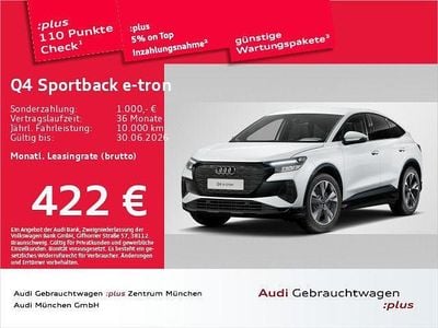 Usata Audi Q4 Sportback e-tron Advanced 210 kW (286 CV) 2025 Bianco SUV