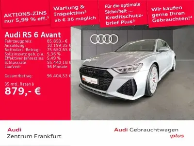 Gebraucht Audi RS6 Sport 600 PS (441 kW) 2022 Florettsilber metallic Kombi