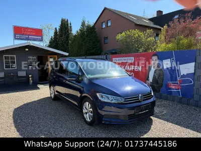 Gebraucht VW Touran Comfortline 116 PS (85 kW) 2018 Blau Van / Kleinbus