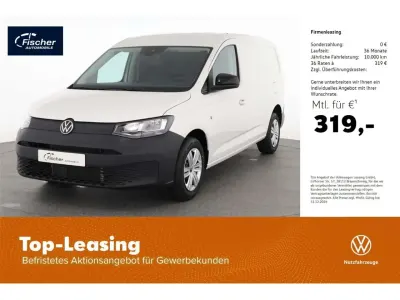 Neu VW Caddy 102 PS (75 kW) 2025 Candyweiß Van / Kleinbus