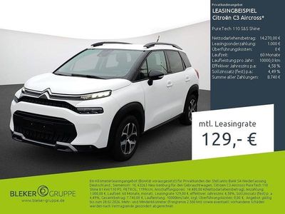 Usata Citroën C3 Aircross Shine 110 CV (80 kW) 2023 Bianco SUV
