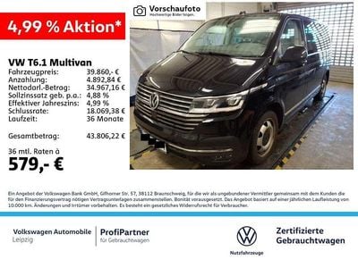 Usata VW T6.1 Generation Six 199 CV (146 kW) 2020 Nero Furgone