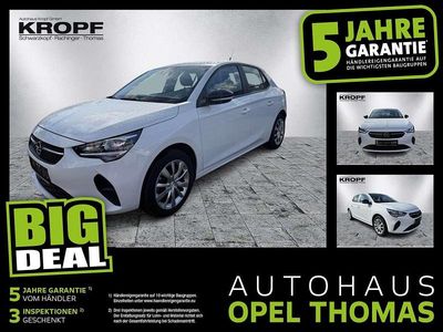 Gebraucht Opel Corsa-e Edition 100 kW (136 PS) 2022 Jade weiss/arktis weiss Kleinwagen