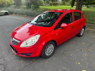 Gebraucht Opel Corsa 80 PS (58 kW) 2009 Rot Kleinwagen