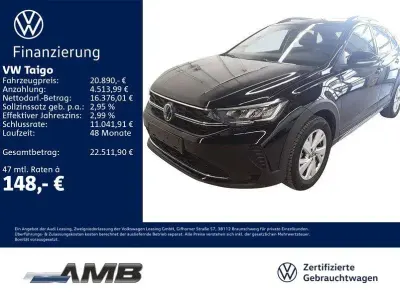 Usata VW Taigo Life 95 CV (69 kW) 2025 Nero SUV