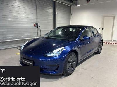 Blau Gebraucht 2021 Tesla Model 3 Standard Range Limousine | 24.500 € (Fairer Preis)