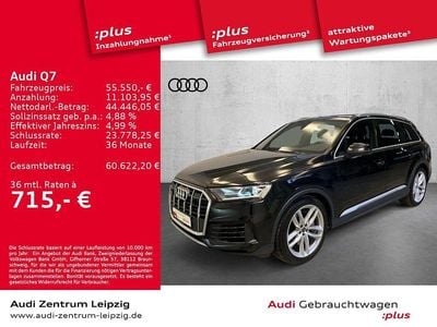 Schwarz Gebraucht 2022 Audi Q7 Business SUV | 55.550 € (Guter Preis)