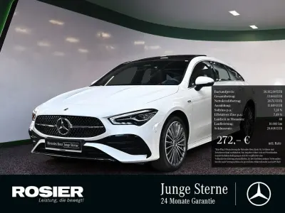 Brugt Mercedes CLA250e Shooting Brake Advanced Plus 163 HK (119 kW) 2025 Hvid Stationcar