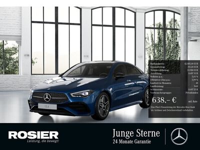 Gebraucht Mercedes CLA250e AMG 163 PS (119 kW) 2024 Blau / spektralblau (metallic) Limousine