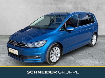 Gebraucht VW Touran Highline 190 PS (139 kW) 2018 Blau Van / Kleinbus