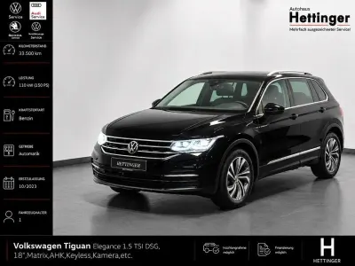 Gebraucht VW Tiguan Elegance 150 PS (110 kW) 2023 Schwarz SUV