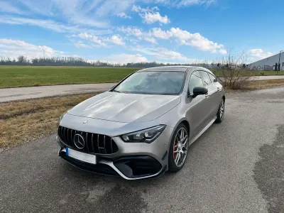 Gebraucht Mercedes CLA45 AMG Shooting Brake AMG 421 PS (309 kW) 2020 Silber Kombi