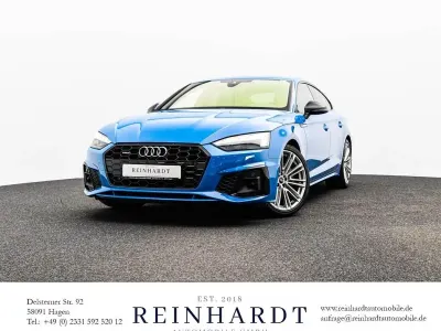 Gebraucht Audi A5 Sportback S-Line 204 PS (150 kW) 2022 Blau Kleinwagen