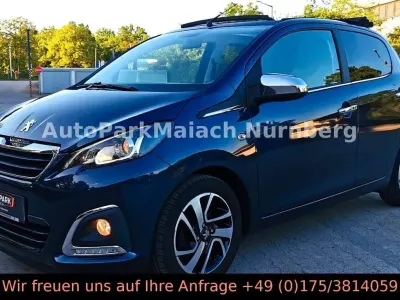 Gebraucht Peugeot 108 Allure 69 PS (50 kW) 2015 Blau Limousine