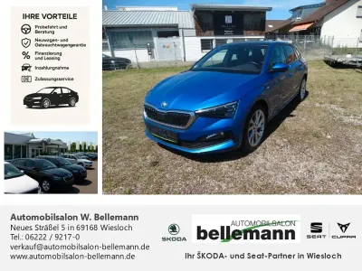 Gebraucht Skoda Scala Tour 150 PS (110 kW) 2023 Blau Kleinwagen