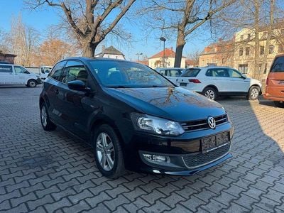 Gebraucht VW Polo Match 60 PS (44 kW) 2012 Schwarz Kleinwagen