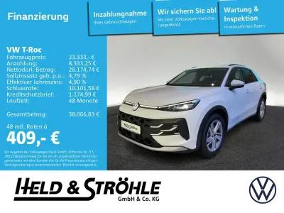 Gebraucht VW T-Roc Cabriolet Life 150 PS (110 kW) 2026 Weiß SUV
