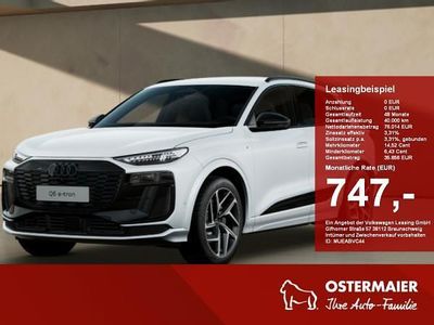 Nowe Audi Q6 e-tron S-Line 225 kW (306 KM) 2026 Biały SUV