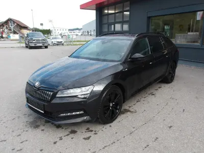 Gebraucht Skoda Superb SportLine 156 PS (114 kW) 2020 Schwarz Kombi