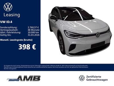 Gebraucht VW ID.4 GTX 250 kW (340 PS) 2025 Gletscherweiß metallic/schwarz SUV