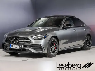 Gebraucht Mercedes C300e AMG line 204 PS (150 kW) 2023 Lack selenitgrau Limousine