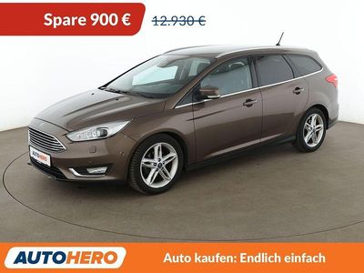 Usata Ford Focus Titanium 125 CV (91 kW) 2016 Marrone Station wagon