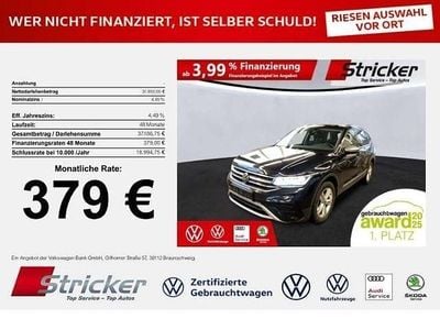 Gebraucht VW Tiguan Allspace Elegance 190 PS (139 kW) 2022 Schwarz SUV
