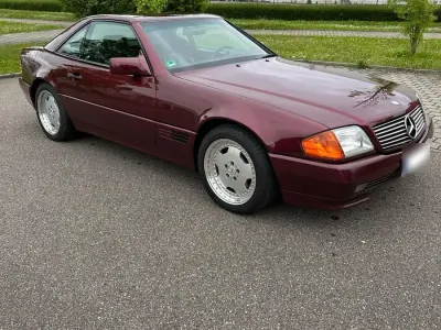 Gebraucht Mercedes SL320 AMG 1993 Rot Cabrio