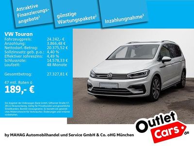 Gebraucht VW Touran Highline 150 PS (110 kW) 2021 Weiß Van / Kleinbus