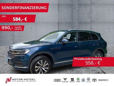 Aquamarinblau metallic Gebraucht 2021 VW Touareg Elegance SUV | 40.650 € (Superpreis)