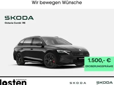 Nuova Skoda Octavia RS 265 CV (194 kW) 2026 Nero Station wagon