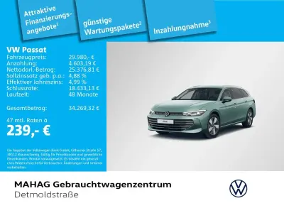 Gebraucht VW Passat Business 150 PS (110 kW) 2024 Maripositgrün metallic Kombi