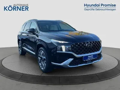 Gebraucht Hyundai Santa Fe Signature 202 PS (148 kW) 2021 Schwarz SUV