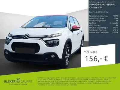 Gebraucht Citroën C3 PureTech 82 PS (60 kW) 2023 Weiß Kleinwagen