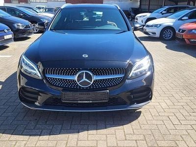 Usata Mercedes C200 AMG line 150 CV (110 kW) 2018 Nero Berlina