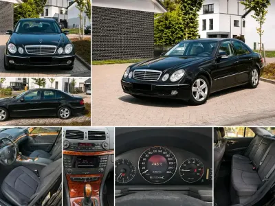 Brugt Mercedes E200 163 HK (119 kW) 2004 Sort Sedan
