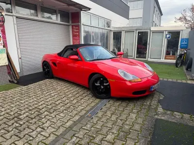 Gebraucht Porsche Boxster 204 PS (150 kW) 1999 Rot Cabrio