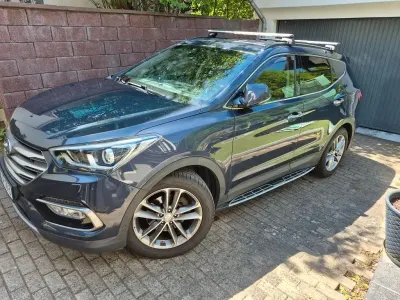 Gebraucht Hyundai Santa Fe Premium 200 PS (147 kW) 2017 Blau SUV