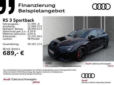 Gebraucht Audi RS3 Sport 400 PS (294 kW) 2023 Schwarz Limousine