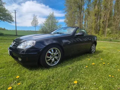 Second-hand Mercedes SLK200 136 CP (100 kW) 1998 Roșu Cabrio