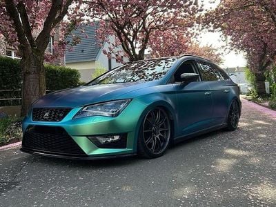 Usata Seat Leon ST FR 150 CV (110 kW) 2016 Bianco Station wagon