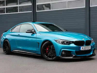 Gebraucht BMW 440 Performance 326 PS (239 kW) 2018 Snapper rocks blau metallic Coupé