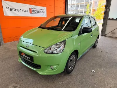 Gebraucht Mitsubishi Space Star 71 PS (52 kW) 2013 Grün Van / Kleinbus
