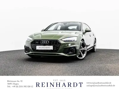Gebraucht Audi A5 Sportback S-Line 286 PS (210 kW) 2022 Distriktgrün metallic Kleinwagen
