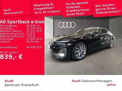 Gebraucht Audi e-tron Sportback S-Line 210 kW (286 PS) 2025 Schwarz SUV