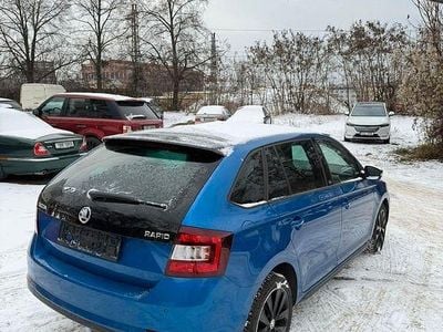 Gebraucht Skoda Rapid Monte Carlo 95 PS (69 kW) 2017 Blau Kleinwagen